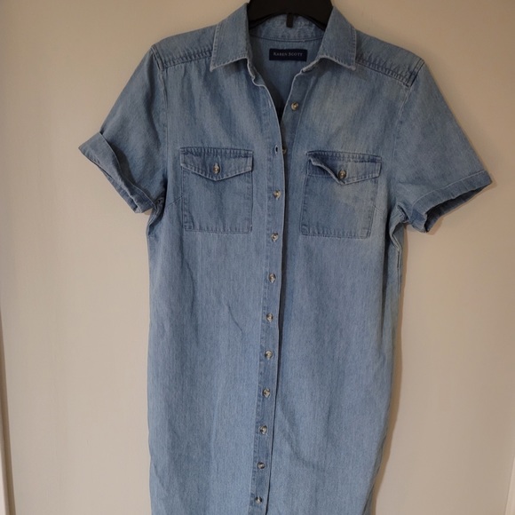 karen scott denim dress